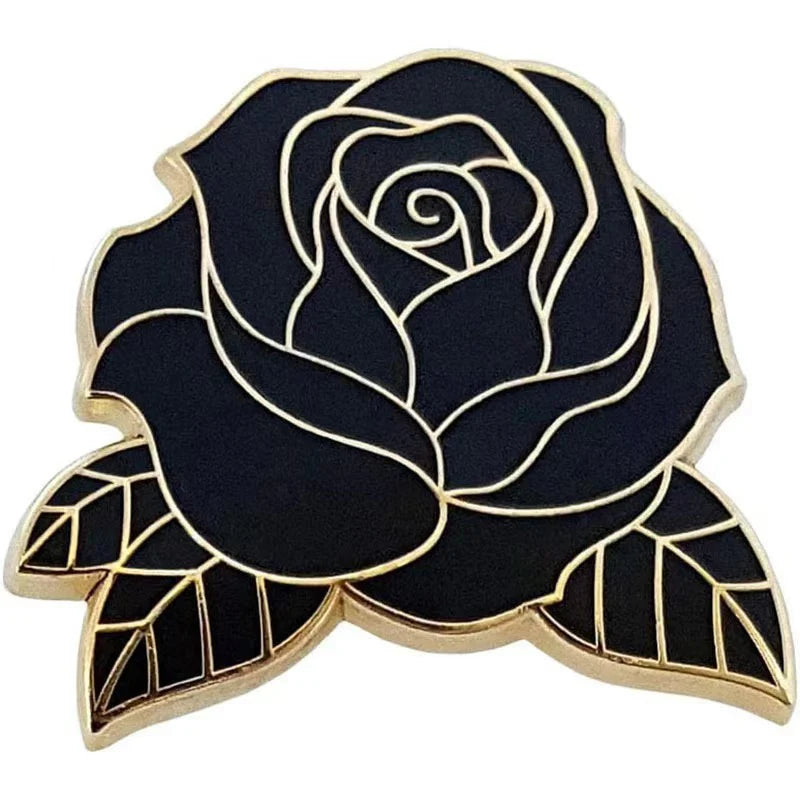 Rose Cap Clip-Black