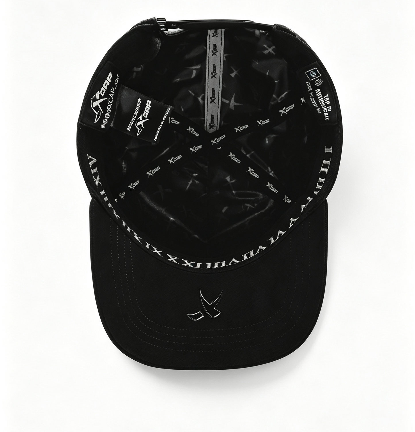 Viacrucis Black Crystals Hat