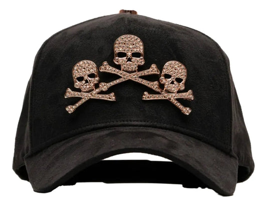 Rose Gold Skull Cap