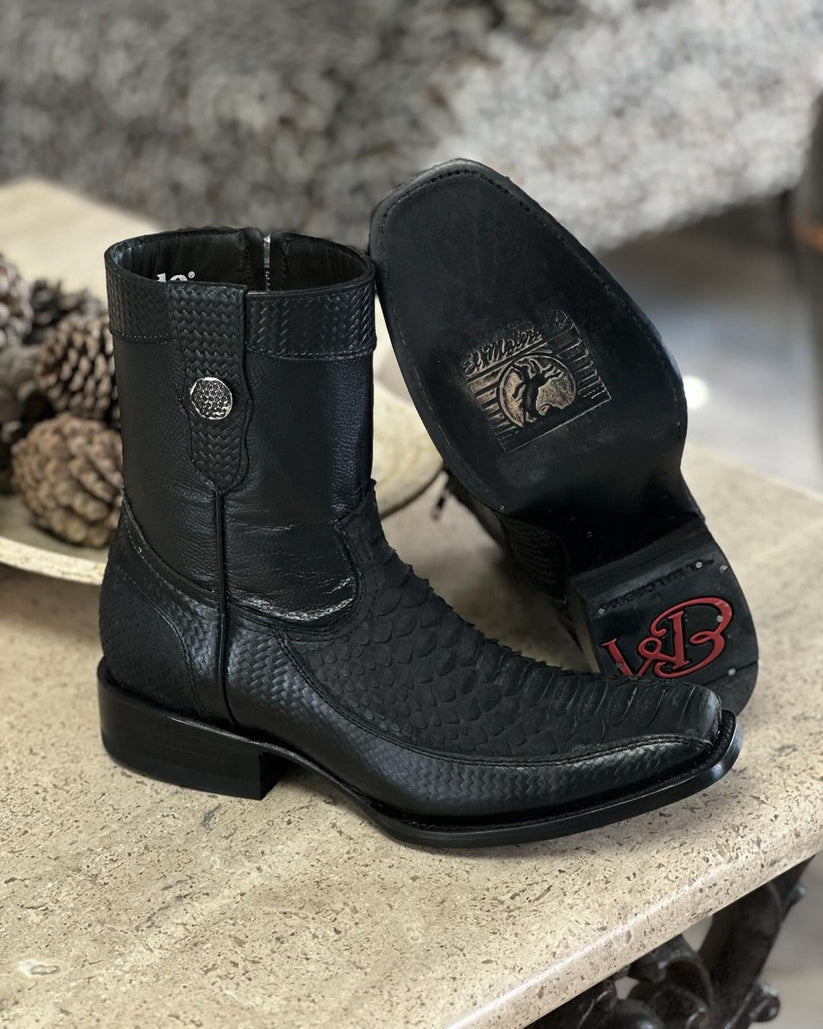 Men's Vintage Python Leather Cowboy Boots