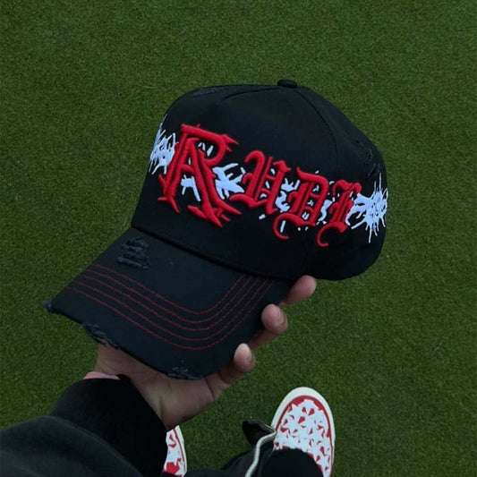 Fashion Distressed Embroidered Cap